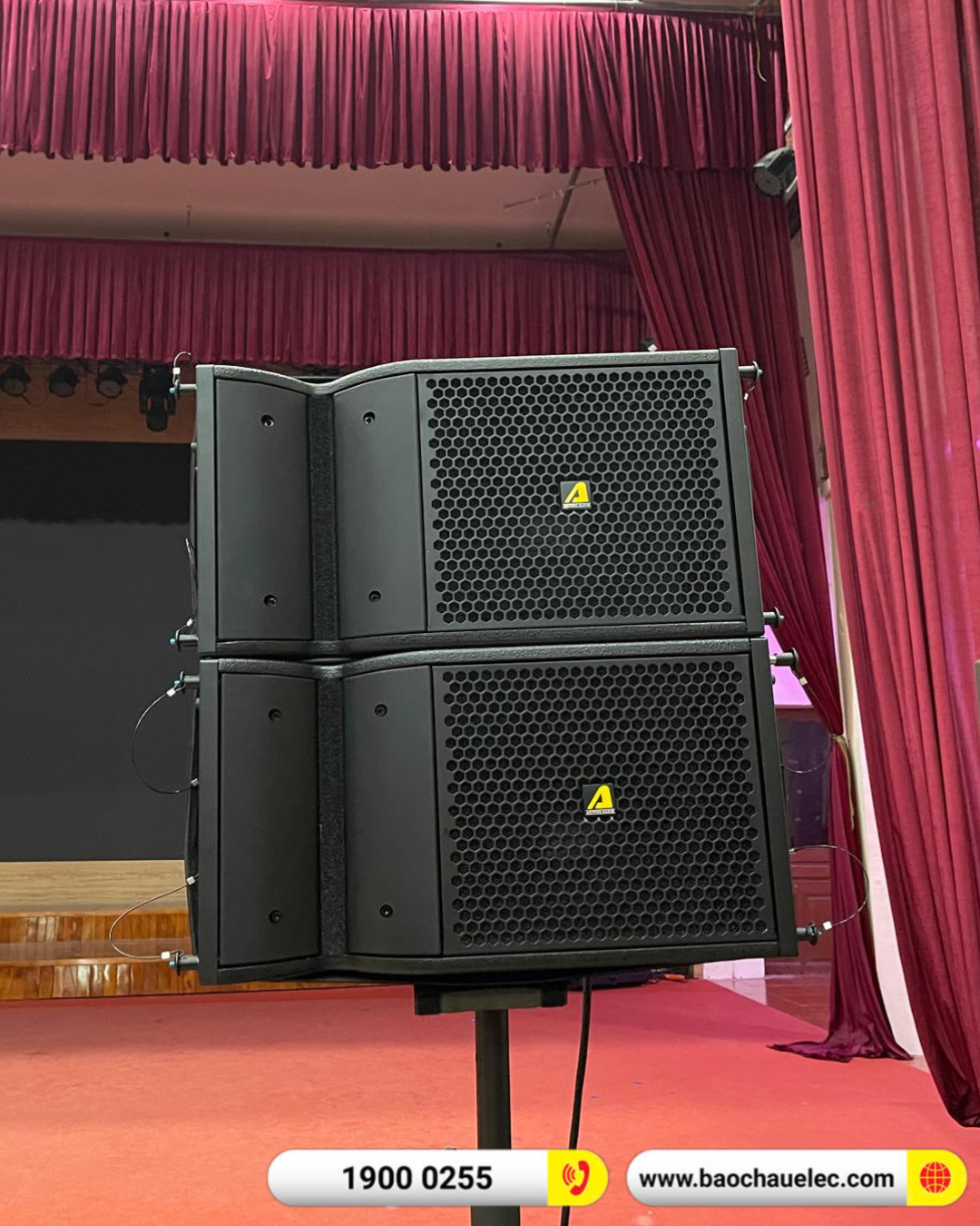 Lắp đặt dàn line Array Actpro sự kiện, hội trường cho Trung tâm Văn hóa Thể thao Việt Trì tại Phú Thọ