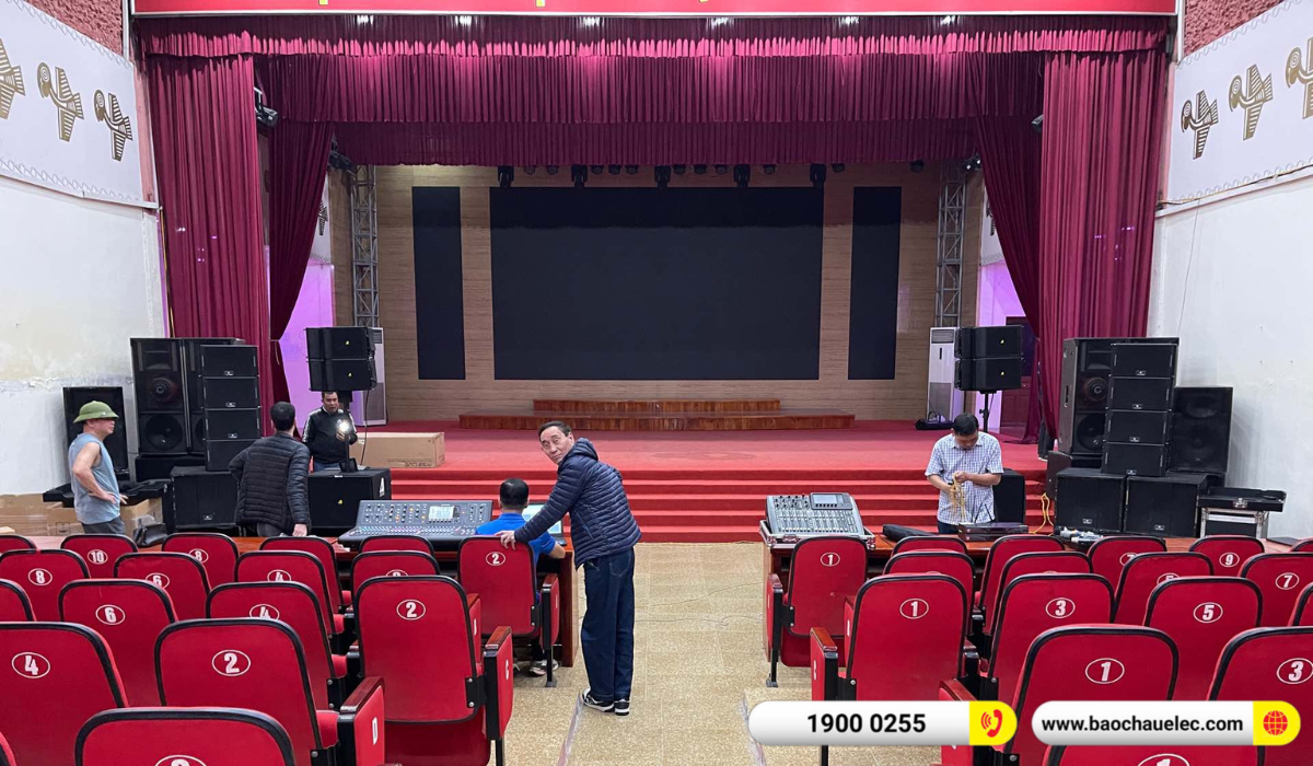  Lắp đặt d&agrave;n line Array Actpro sự kiện, hội trường cho Trung t&acirc;m Văn h&oacute;a Thể thao Việt Tr&igrave; tại Ph&uacute; Thọ