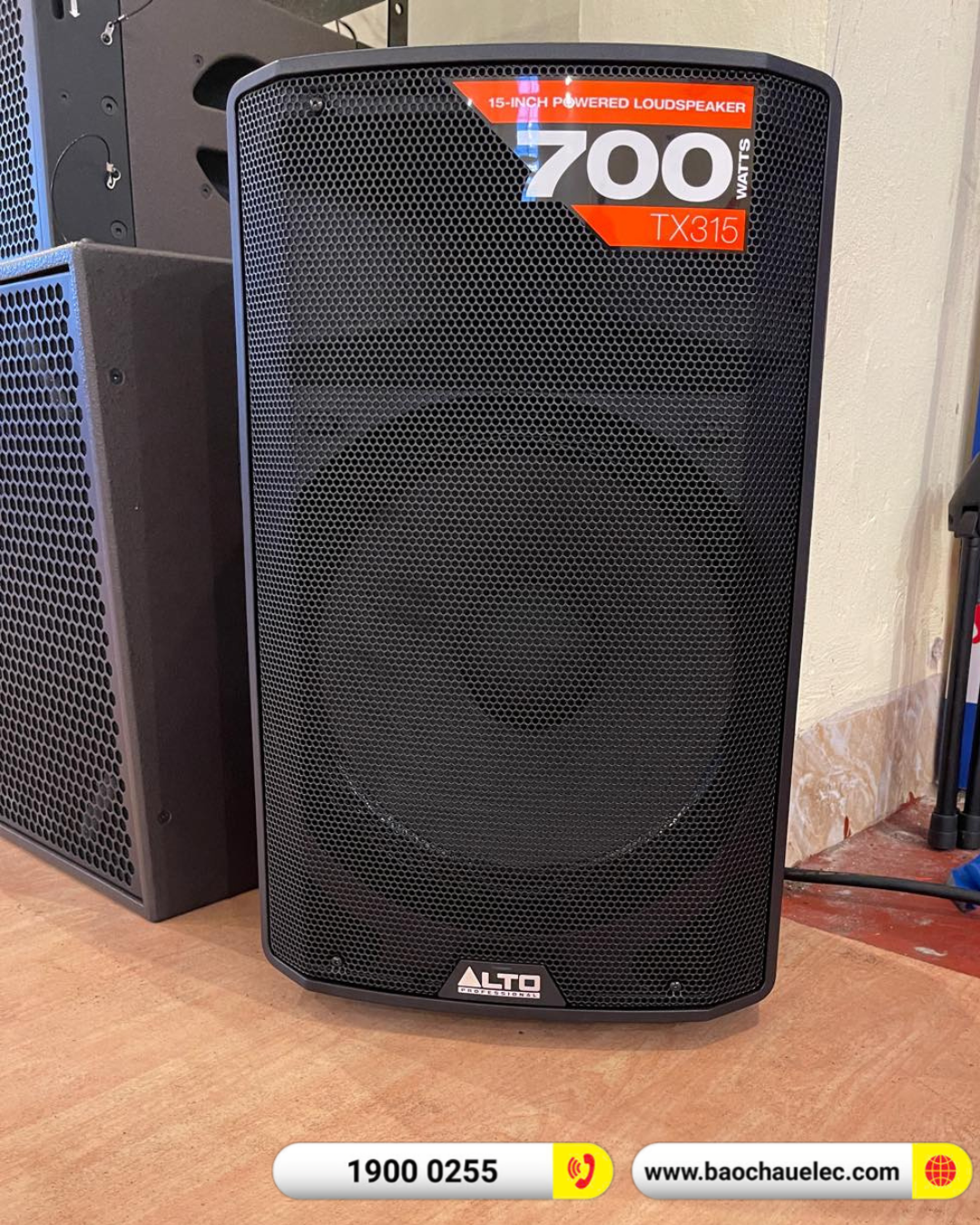 Lắp đặt d&agrave;n Line Array Actpro sự kiện, s&acirc;n khấu cho c&ocirc;ng ty cổ phần thương hiệu Việt tại H&agrave; Nội