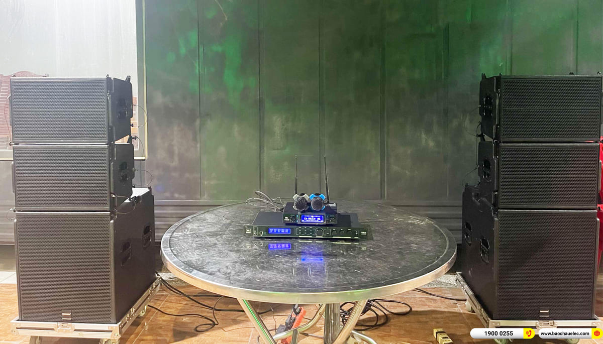 Lắp đặt d&agrave;n Line Array Temeisheng hơn 69tr cho anh Cường ở Long An
