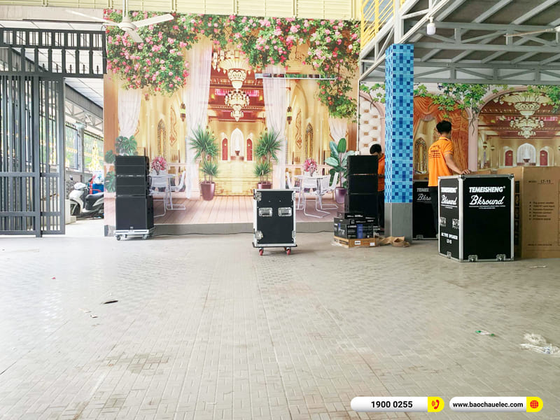 Lắp đặt d&agrave;n Line Array Temeisheng hơn 69tr cho anh Trường ở Đồng Nai
