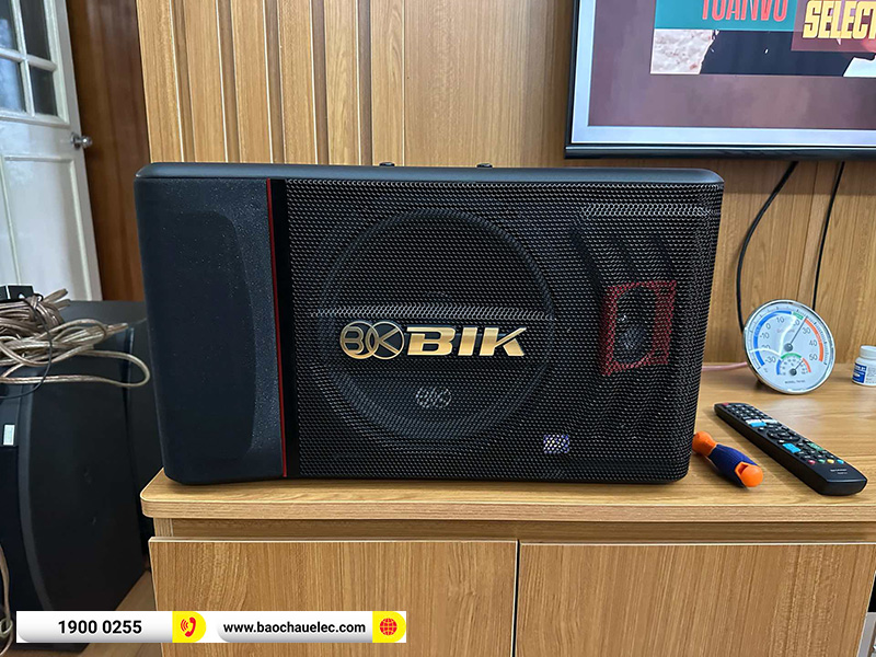 lắp đặt d&agrave;n nghe nhạc BIK