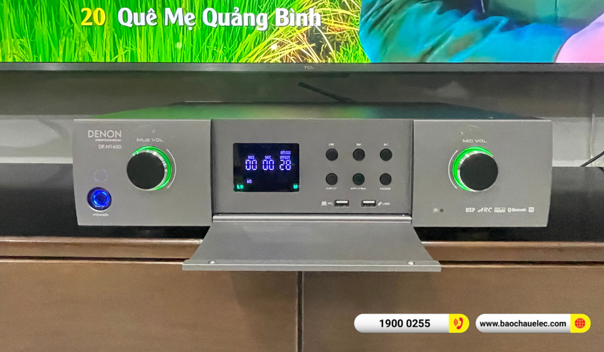 Lắp đặt d&agrave;n nghe nhạc Denon cho anh T&acirc;m gần 37tr tại An Giang