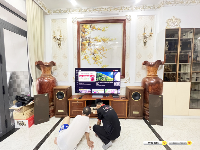 Lắp đặt d&agrave;n nghe nhạc Hi-end gần 308tr cho anh Quốc ở TPHCM