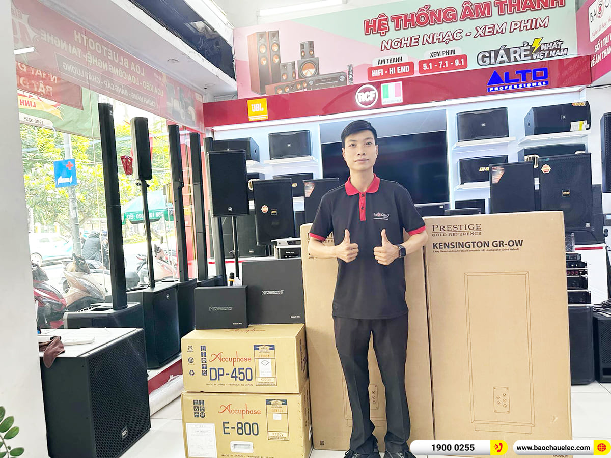 Lắp đặt d&agrave;n nghe nhạc Hi-end Tannoy gần 645tr cho anh Thanh ở TPHCM