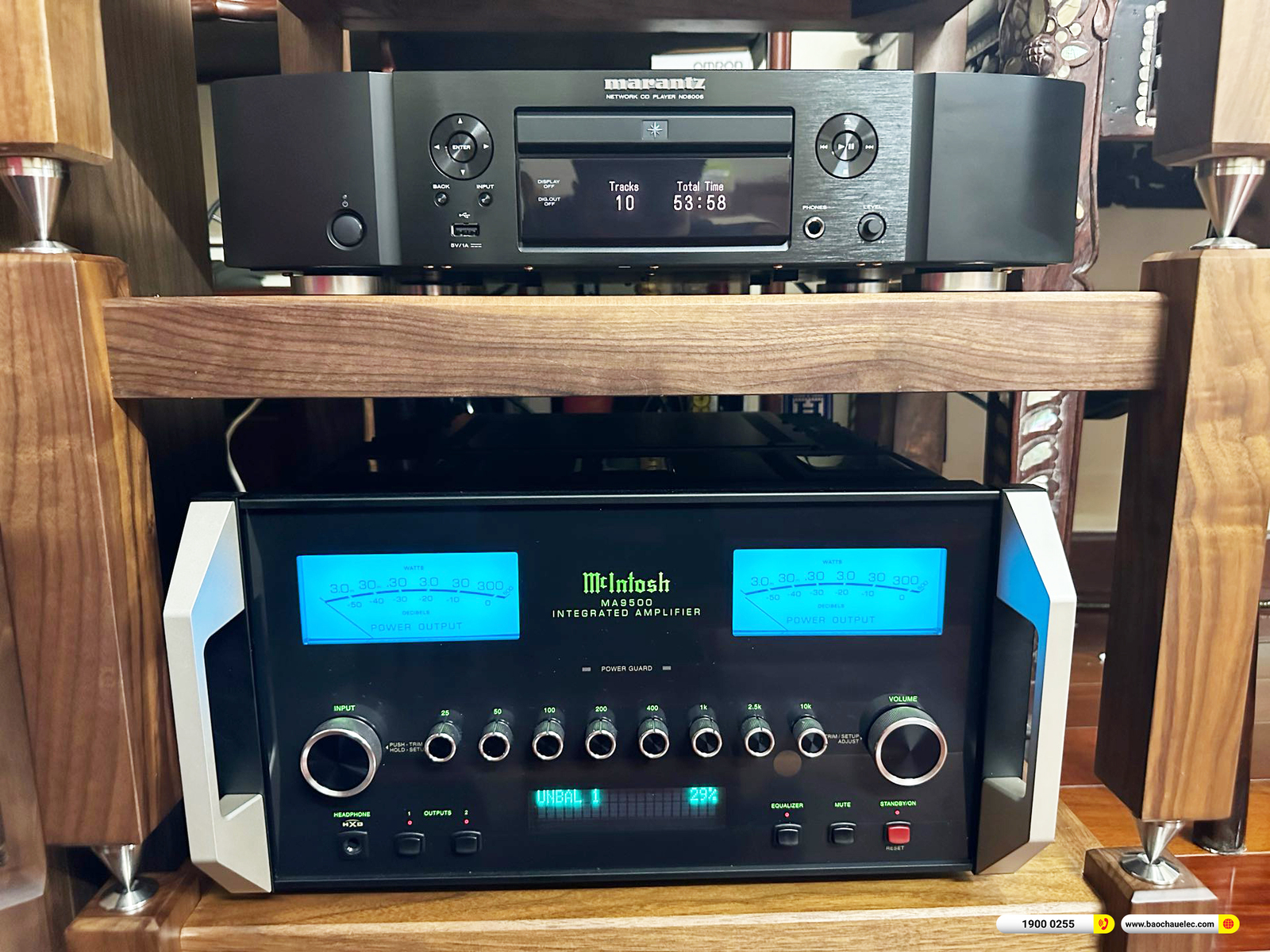 Trải nghiệm chất &acirc;m ho&agrave;n hảo của bộ d&agrave;n nghe nhạc Hi-end được Bảo Ch&acirc;u Elec tư vấn, lắp đặt cho anh Thanh ở quận 5, TPHCM. Cấu h&igrave;nh thiết bị bao gồm Tannoy, McIntosh, Marantz thiết kế mang t&iacute;nh thẩm mỹ cao, &acirc;m thanh ngọt ng&agrave;o.