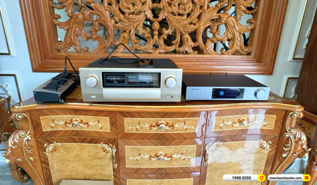 Lắp đặt d&agrave;n nghe nhạc Hi-end Tannoy hơn 480tr cho anh Th&ocirc;ng tại TP HCM