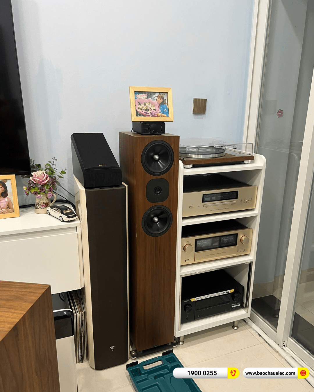 Lắp đặt d&agrave;n nghe nhạc Hi-end Tannoy gần 344tr cho anh Lập tại Vũng T&agrave;u