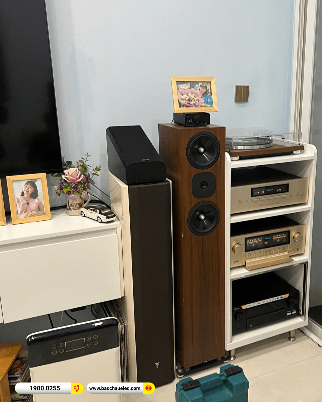 Lắp đặt d&agrave;n nghe nhạc Hi-end Tannoy gần 344tr cho anh Lập tại Vũng T&agrave;u
