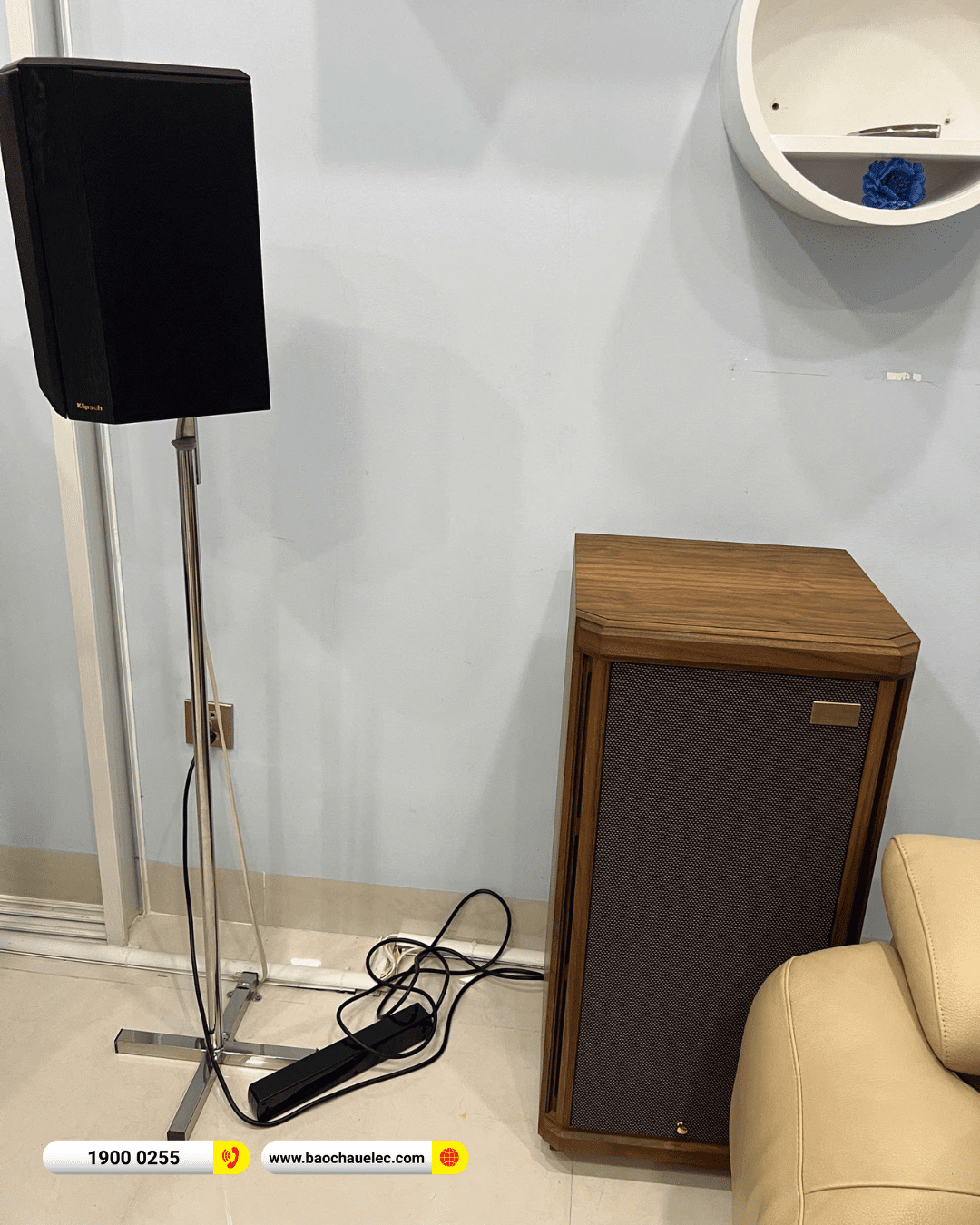 Lắp đặt d&agrave;n nghe nhạc Hi-end Tannoy gần 344tr cho anh Lập tại Vũng T&agrave;u