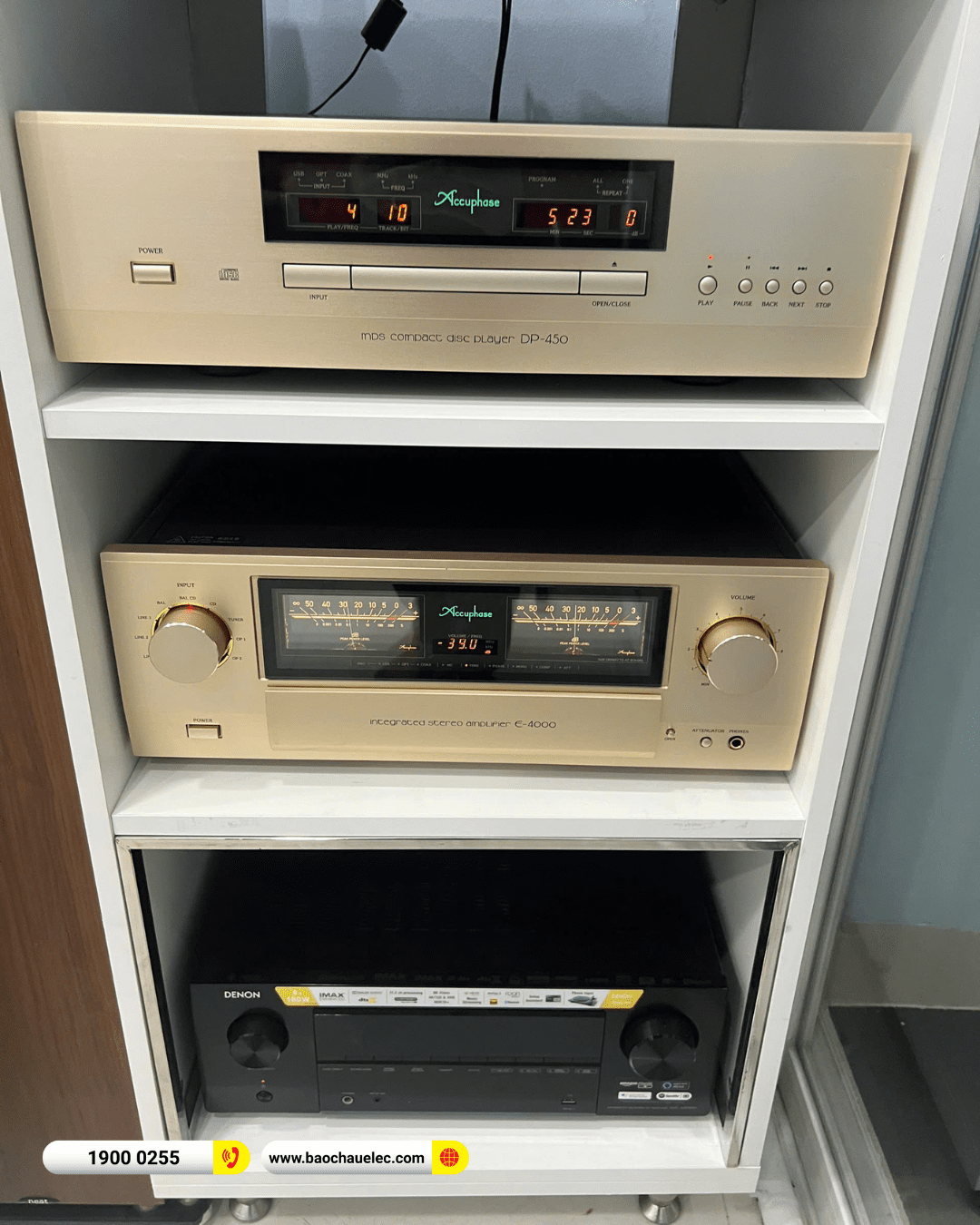 Lắp đặt d&agrave;n nghe nhạc Hi-end Tannoy gần 344tr cho anh Lập tại Vũng T&agrave;u