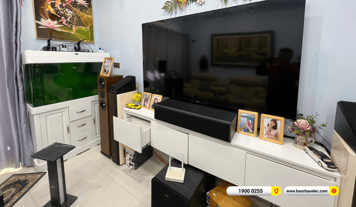 Lắp đặt d&agrave;n nghe nhạc Hi-end Tannoy gần 344tr cho anh Lập tại Vũng T&agrave;u