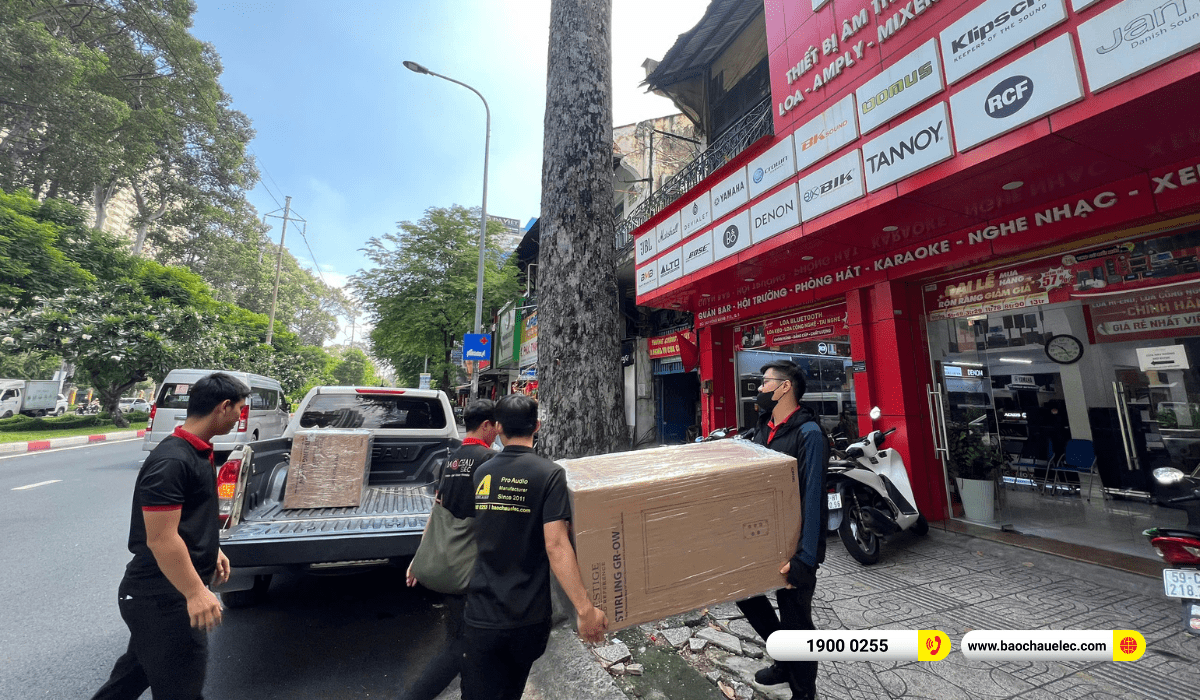 Lắp đặt d&agrave;n nghe nhạc Hi-end Tannoy gần 344tr cho anh Lập tại Vũng T&agrave;u