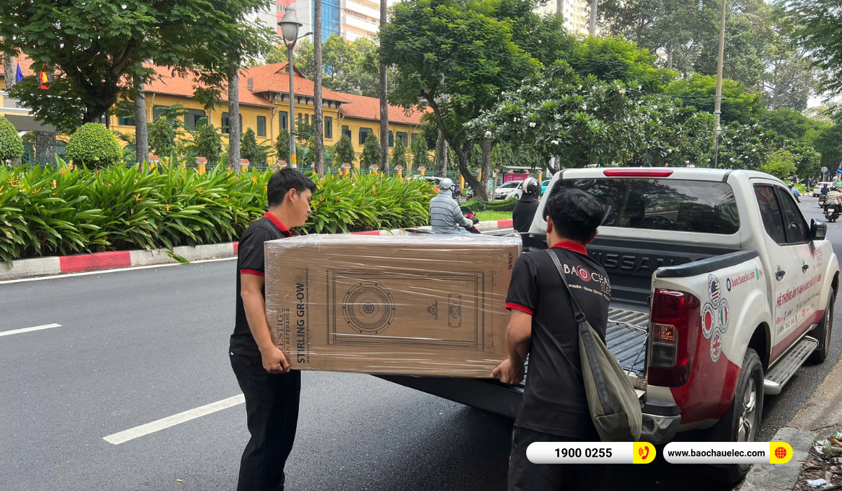 Lắp đặt d&agrave;n nghe nhạc Hi-end Tannoy gần 344tr cho anh Lập tại Vũng T&agrave;u