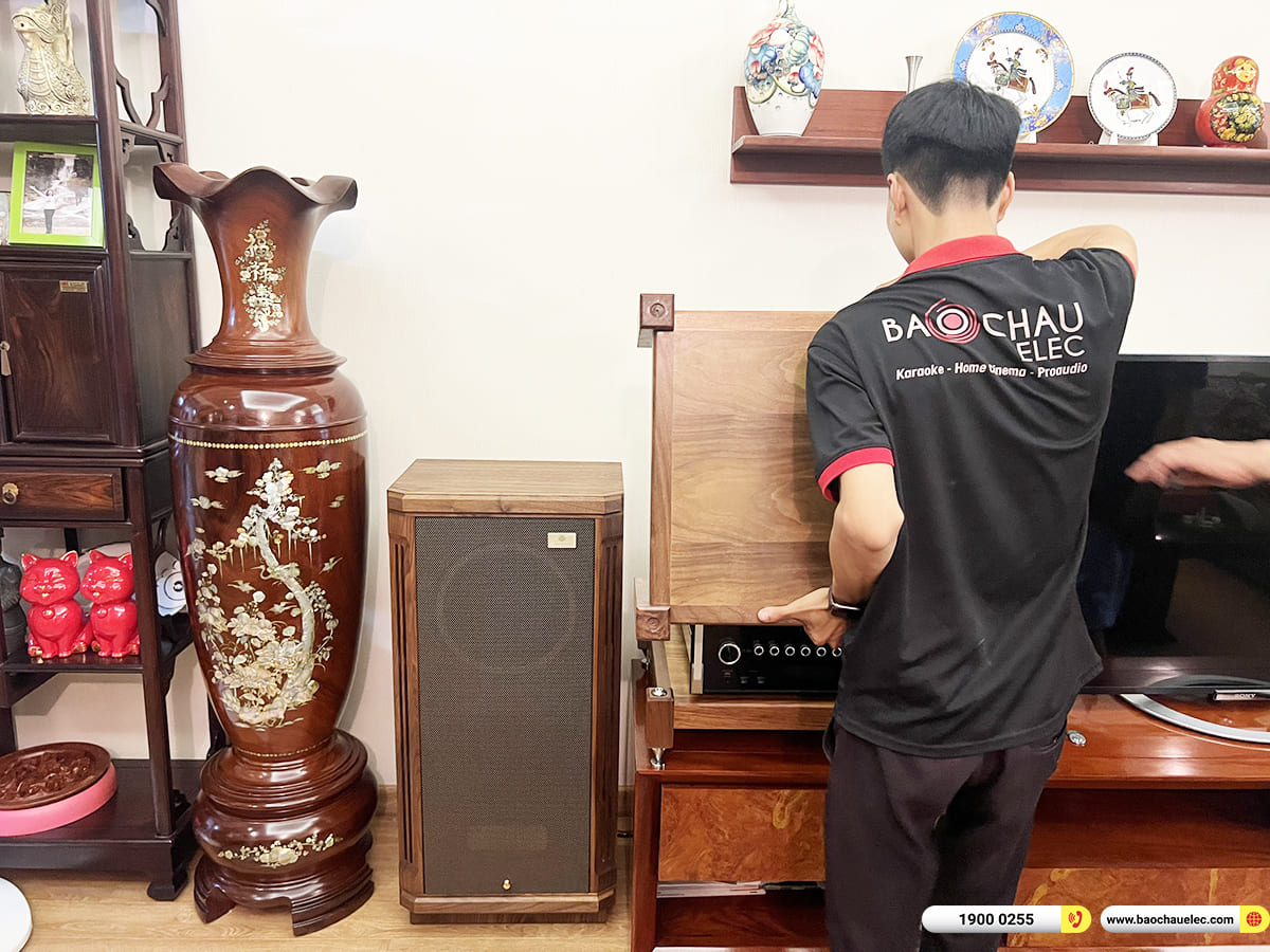 Lắp đặt d&agrave;n nghe nhạc Hi-end Tannoy cho kh&aacute;ch h&agrave;ng ở TPHCM