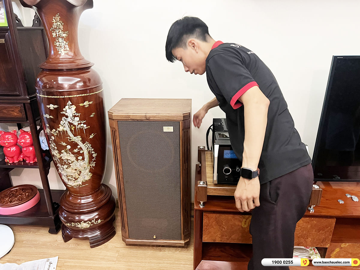 Lắp đặt d&agrave;n nghe nhạc Hi-end Tannoy cho kh&aacute;ch h&agrave;ng ở TPHCM