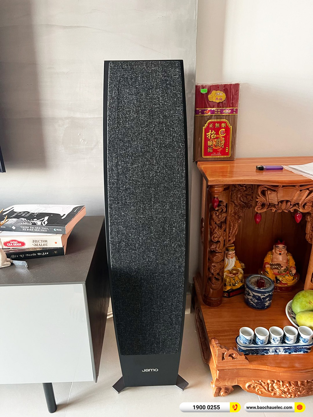 Lắp đặt d&agrave;n nghe nhạc Jamo hơn 25tr cho anh Vũ ở TPHCM