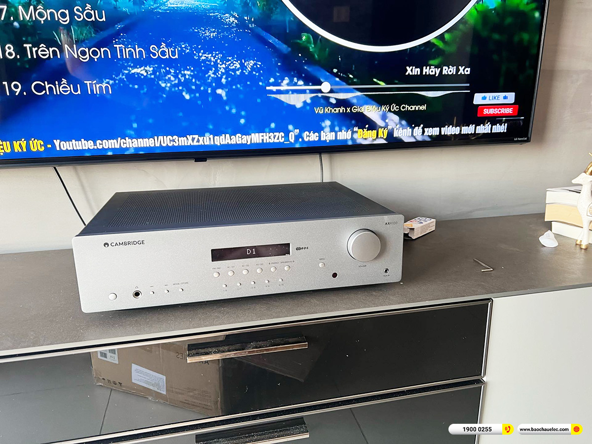 Lắp đặt d&agrave;n nghe nhạc Jamo hơn 25tr cho anh Vũ ở TPHCM