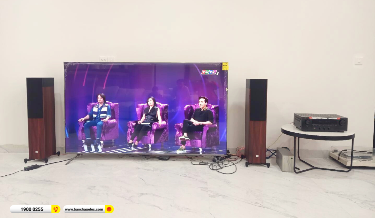 Lắp đặt d&agrave;n nghe nhạc JBL gần 28tr cho anh Dương tại H&agrave; Nội