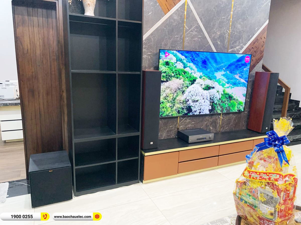 Lắp đặt dàn nghe nhạc JBL hơn 62tr cho anh Thắng ở Bình Dương