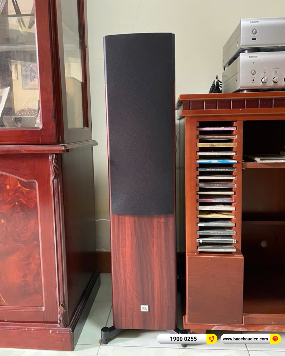 Lắp đặt d&agrave;n nghe nhạc JBL gần 50tr cho ch&uacute; Linh tại TP HCM