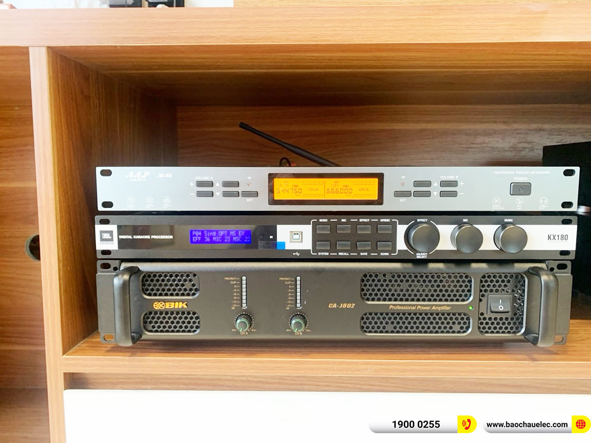 Lắp đặt dàn nghe nhạc Focal, karaoke JBL hơn 213tr cho anh Chính ở Hà Tĩnh