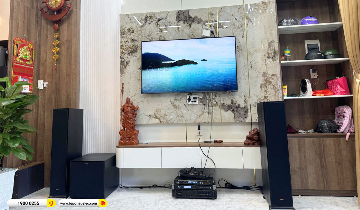 Lắp đặt d&agrave;n nghe nhạc Klipsch gần 37tr cho anh Nhật tạ Đ&agrave; Nẵng