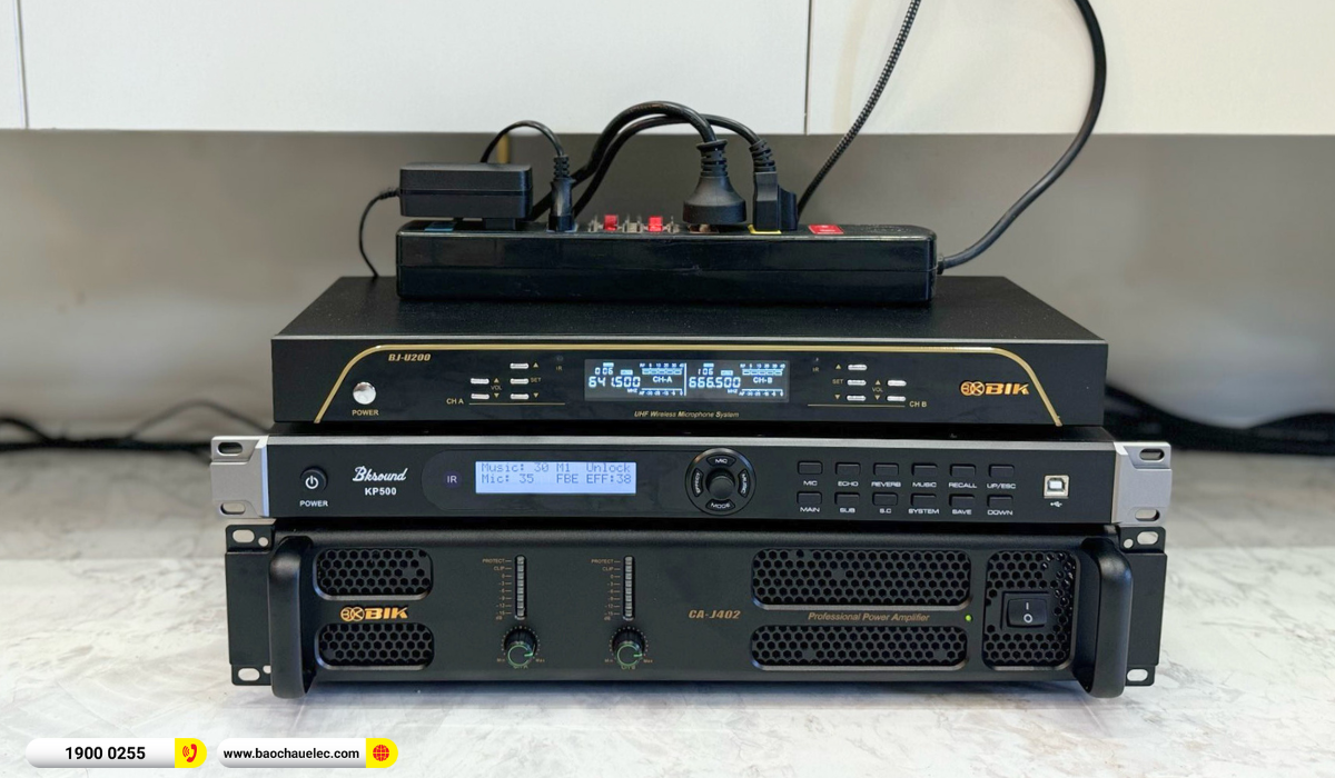 Lắp đặt d&agrave;n nghe nhạc Klipsch gần 37tr cho anh Nhật tạ Đ&agrave; Nẵng