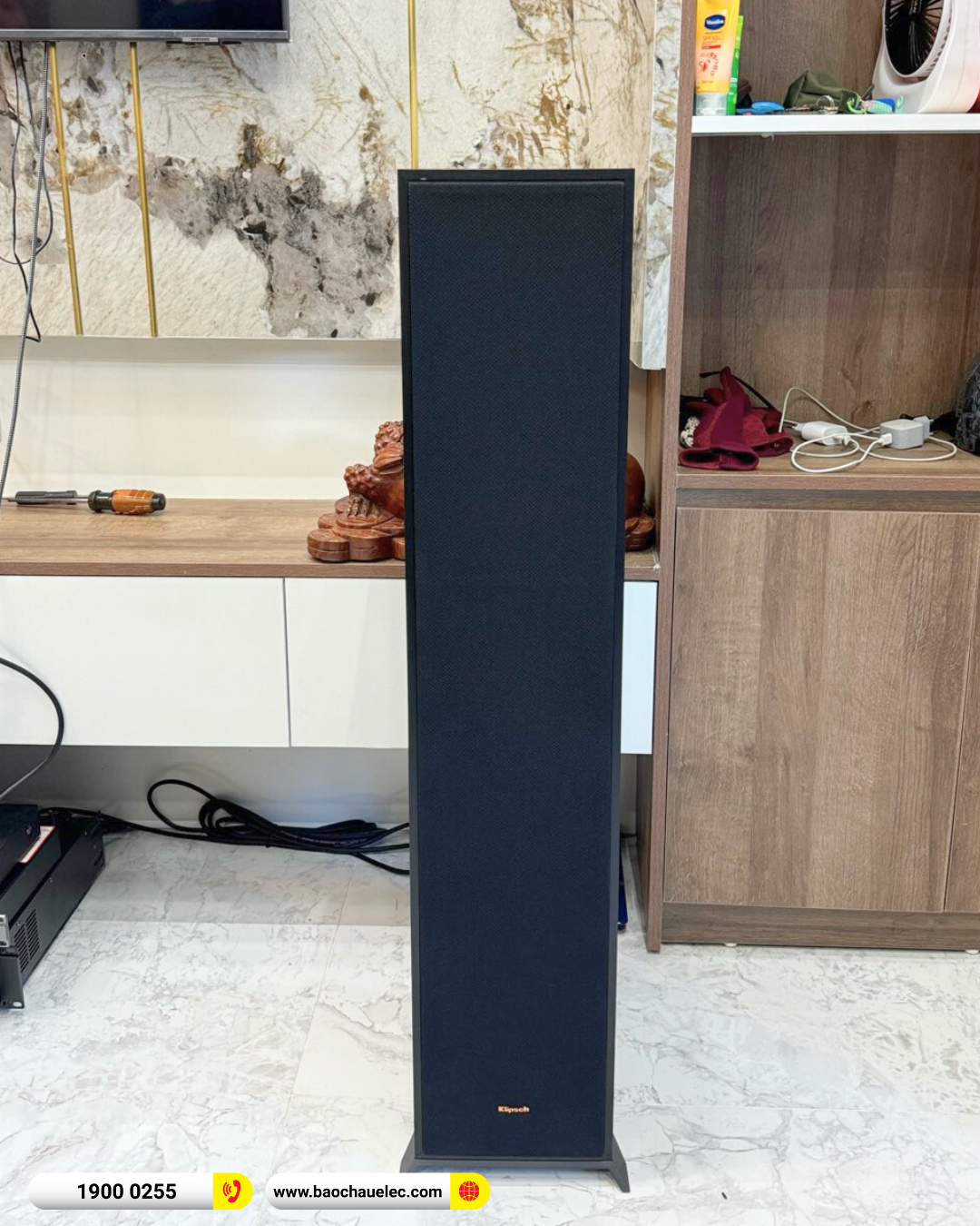 Lắp đặt d&agrave;n nghe nhạc Klipsch gần 37tr cho anh Nhật tạ Đ&agrave; Nẵng