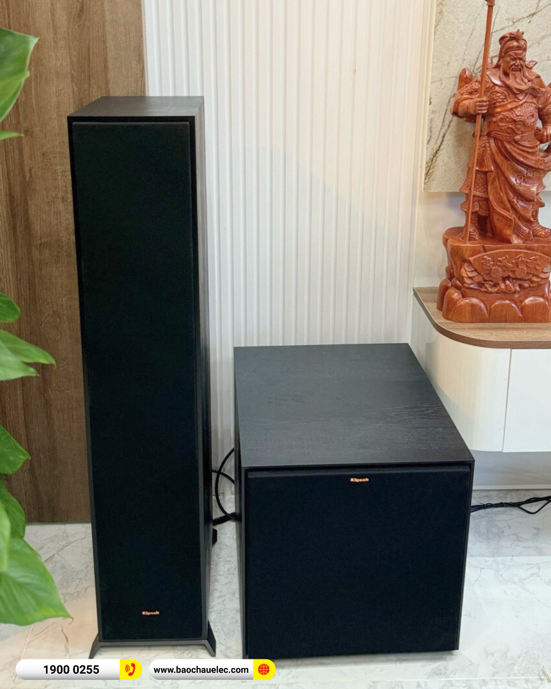 Lắp đặt d&agrave;n nghe nhạc Klipsch gần 37tr cho anh Nhật tạ Đ&agrave; Nẵng