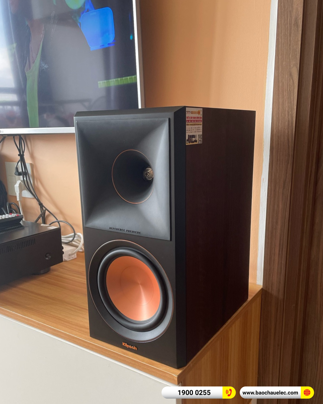 Lắp đặt d&agrave;n nghe nhạc Klipsch gần 24tr cho anh Trọng tại TP HCM