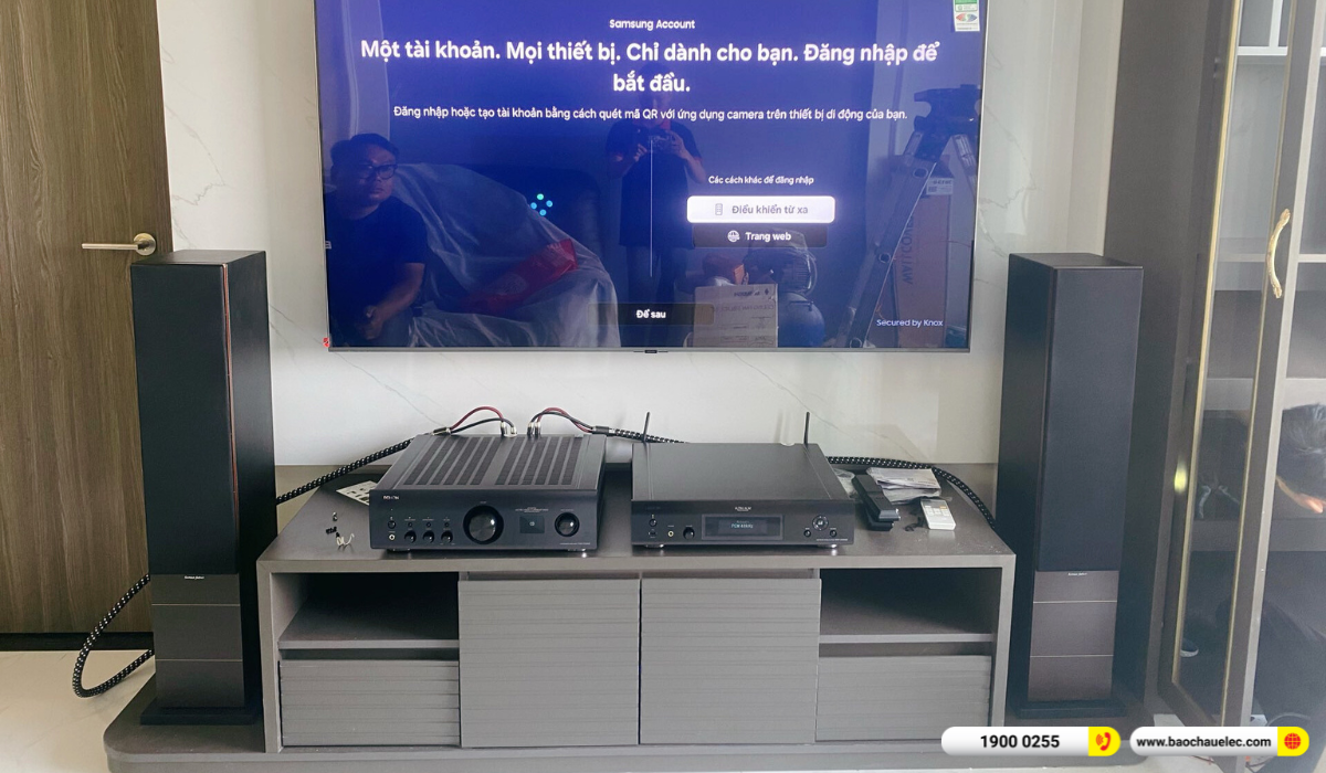 Lắp đặt d&agrave;n nghe nhạc Sonus Faber gần 99tr cho anh Đăng tại TP HCM