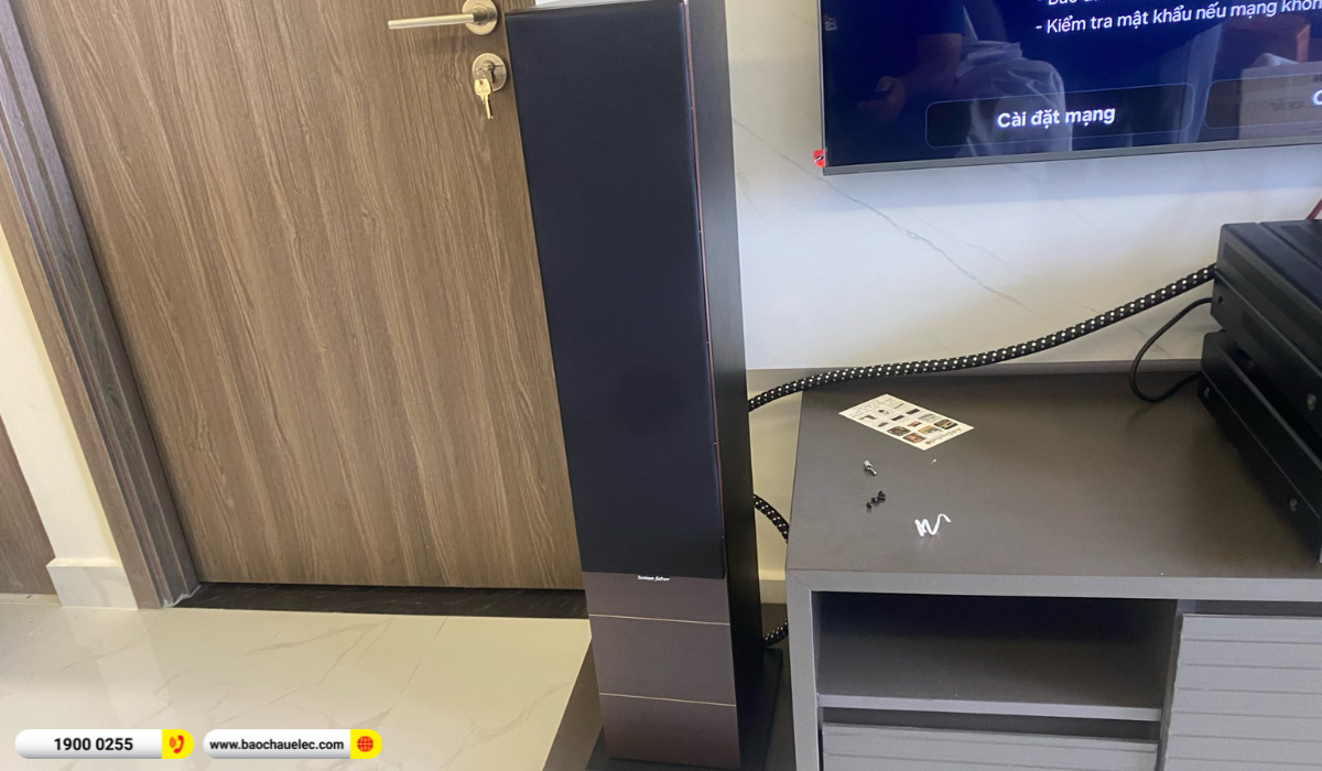 Lắp đặt d&agrave;n nghe nhạc Sonus Faber gần 99tr cho anh Đăng tại TP HCM