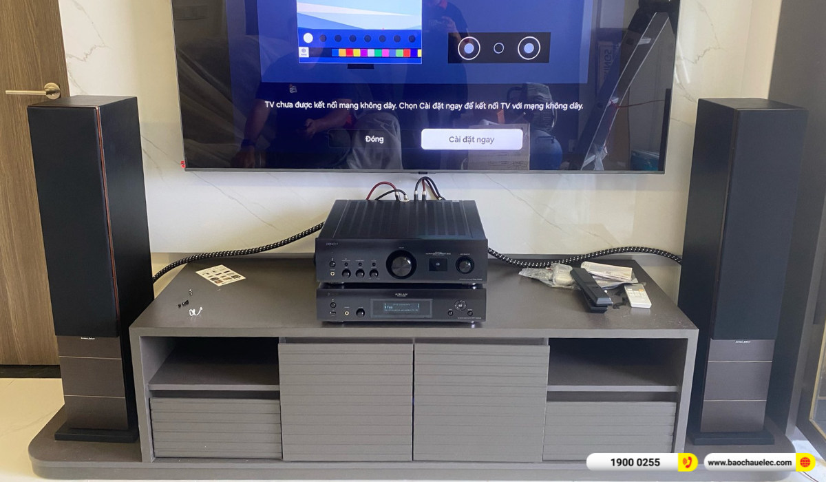 Lắp đặt d&agrave;n nghe nhạc Sonus Faber gần 99tr cho anh Đăng tại TP HCM