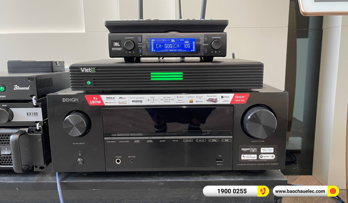Lắp đặt d&agrave;n nghe nhạc, xem phim Klipsch hơn 155tr cho anh Phong tại H&agrave; Nội