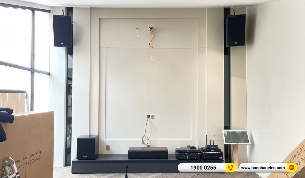 Lắp đặt d&agrave;n karaoke, nghe nhạc Klipsch hơn 155tr cho anh Phong tại H&agrave; Nội