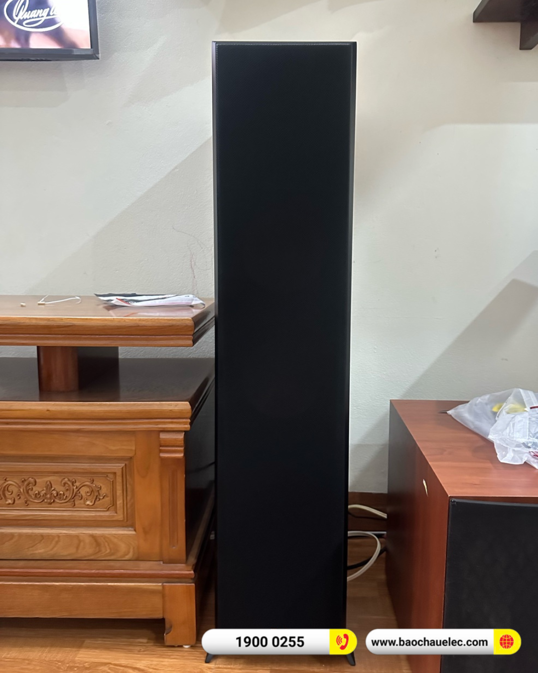 Lắp đặt d&agrave;n nghe nhạc, xem phim Klipsch hơn 75tr cho anh Nam tại H&agrave; Nội