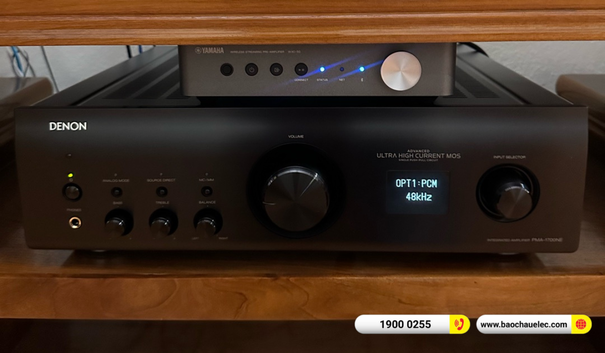 Lắp đặt d&agrave;n nghe nhạc, xem phim Klipsch hơn 75tr cho anh Nam tại H&agrave; Nội