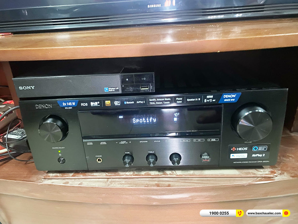 Lắp đặt d&agrave;n nghe nhạc Yamaha hơn 35tr cho ch&uacute; Thanh ở TPHCM