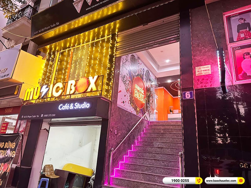 Lắp đặt 14 ph&ograve;ng karaoke box mini cho qu&aacute;n Music Box tại H&agrave; Nội (JBL CV1652T, BKSound DKA 5500)