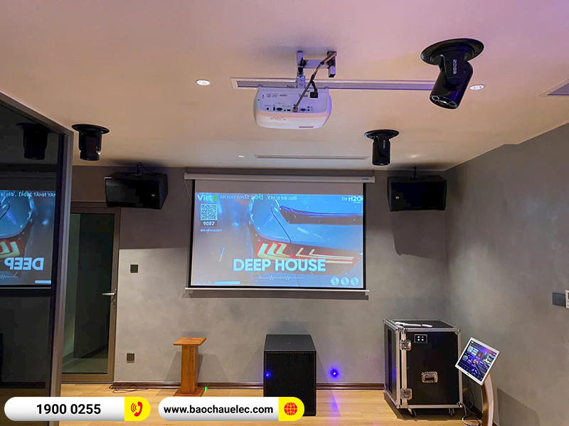 Lắp đặt hệ thống &acirc;m thanh, &aacute;nh s&aacute;ng ph&ograve;ng karaoke gia đ&igrave;nh