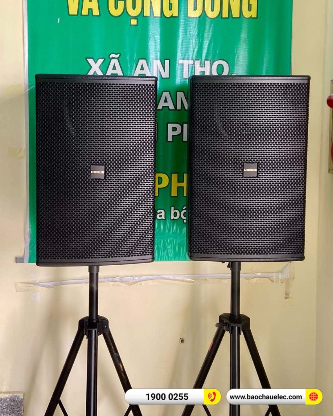 Lắp đặt hệ thống &acirc;m thanh hội trường tại UBND x&atilde; An Thọ, Hải Ph&ograve;ng