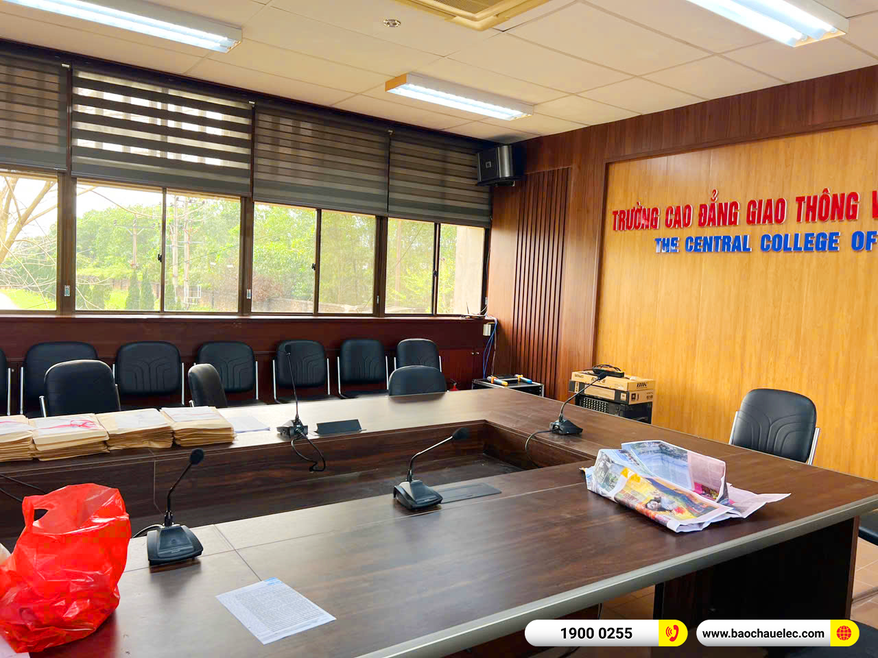 Lắp đặt hệ thống âm thanh phòng họp, hội thảo cho Trường Cao đẳng Trung ương 1 tại Hà Nội