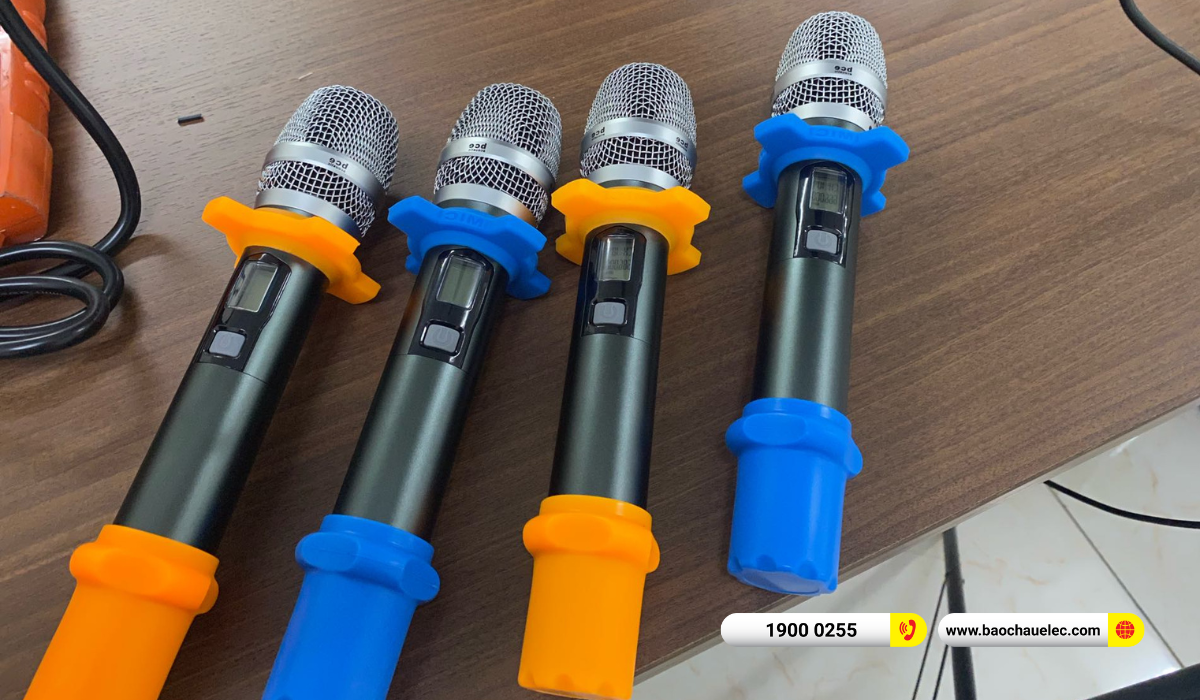 Lắp đặt hệ thống &acirc;m thanh ph&ograve;ng họp, hội thảo Domus cho C&ocirc;ng ty CP GP Kết Cấu - X&acirc;y Dựng Quang Minh tại Long An