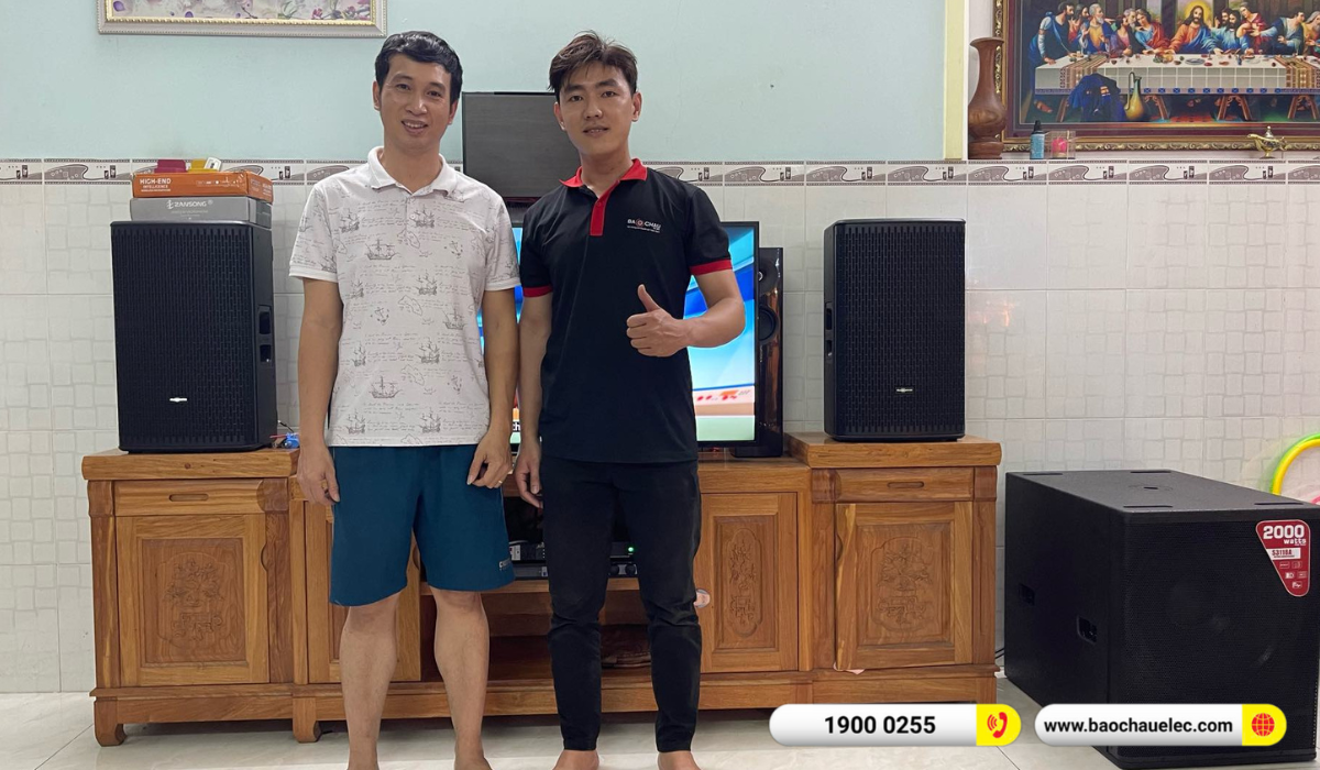 Lắp đặt hệ thống karaoke Audiocenter cho chị Ng&acirc;n tại B&igrave;nh Dươn
