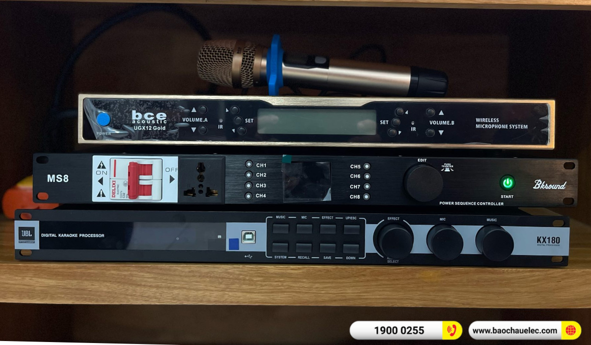 Lắp đặt hệ thống karaoke Audiocenter cho chị Ng&acirc;n tại B&igrave;nh Dươn