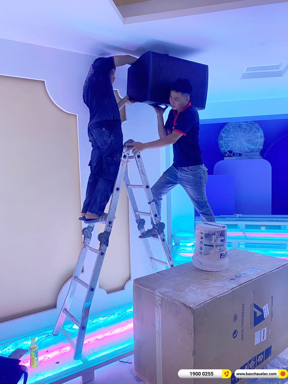 Lắp đặt ph&ograve;ng h&aacute;t kinh doanh Alto cho anh Thanh ở B&igrave;nh Dương