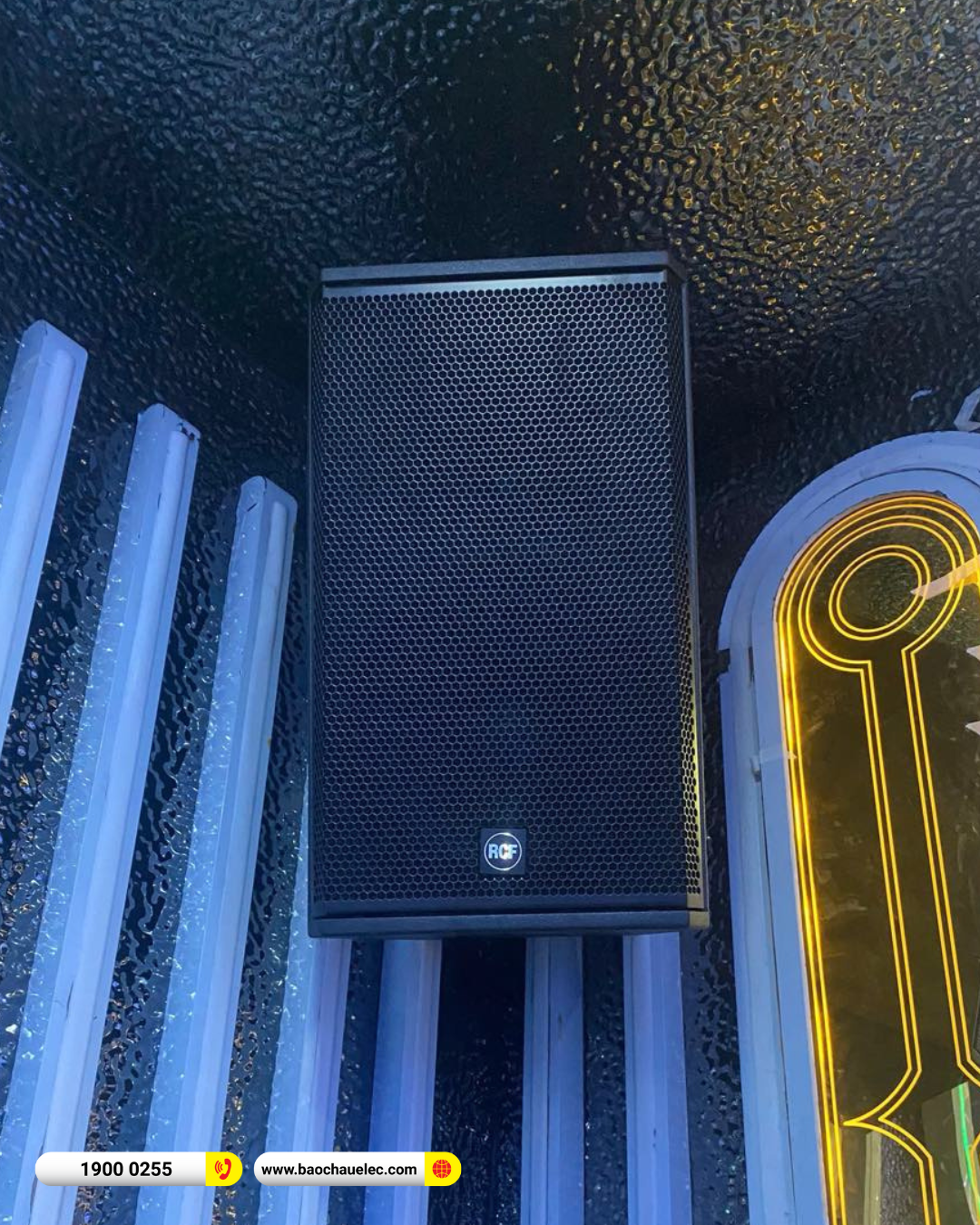Lắp đặt ph&ograve;ng h&aacute;t kinh doanh RCF hơn 150tr cho qu&aacute;n Karaoke Tiến Mai tại Nghệ An