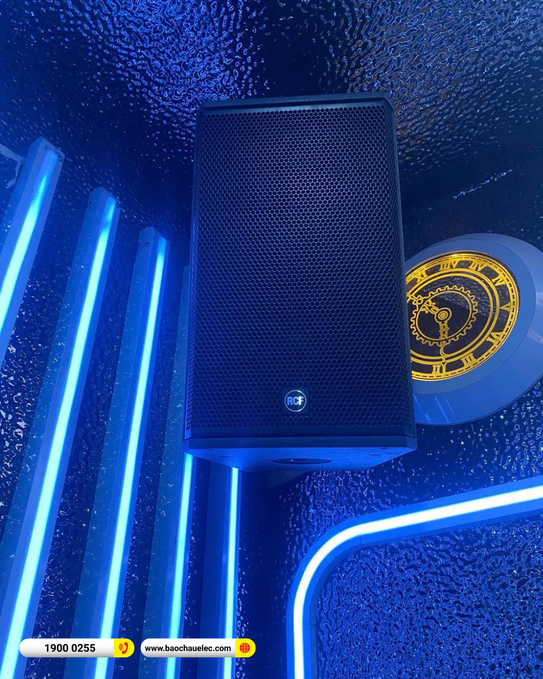 Lắp đặt ph&ograve;ng h&aacute;t kinh doanh RCF hơn 150tr cho qu&aacute;n Karaoke Tiến Mai tại Nghệ An