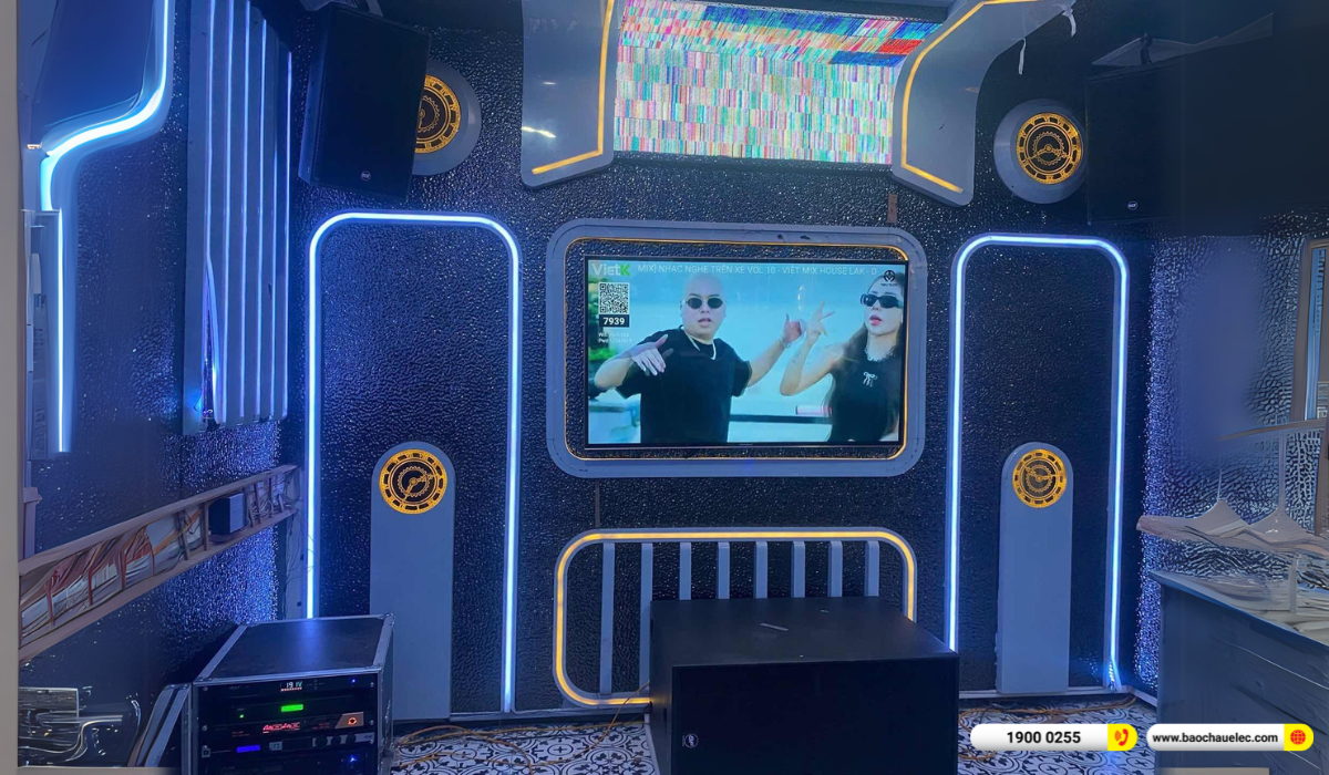 Lắp đặt ph&ograve;ng h&aacute;t kinh doanh RCF hơn 150tr cho qu&aacute;n Karaoke Tiến Mai tại Nghệ An
